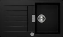 Schock Signus D-100 A Magma - SIGD100AMAG Granitspüle - Sanitäranlagen & Zubehör, hochwertige Granitspüle in elegantem Schwarz, reversibles Becken und ideal für Unterschränke ab 45 cm.