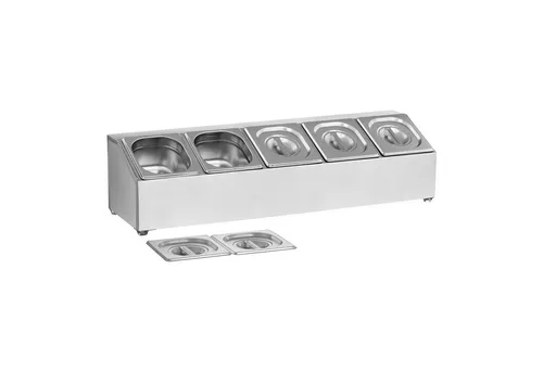 Royal Catering Aufbewahrungssystem GN Aufsatzbord - Praktisches Edelstahl-Gastronorm Aufbewahrungssystem mit stabilen GN Behältern, ideal für professionelle Küchen und Gastronomie.