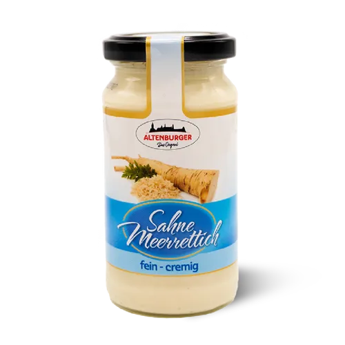 Altenburger Sahne Meerrettich zu Fisch, Schinken, Gemüse 200g