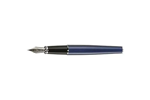 DIPLOMAT Füllhalter Excellence A2 - Midnight Blue Chrom, schick und elegant mit 5 Jahren Garantie und hochwertiger Edelstahlfeder