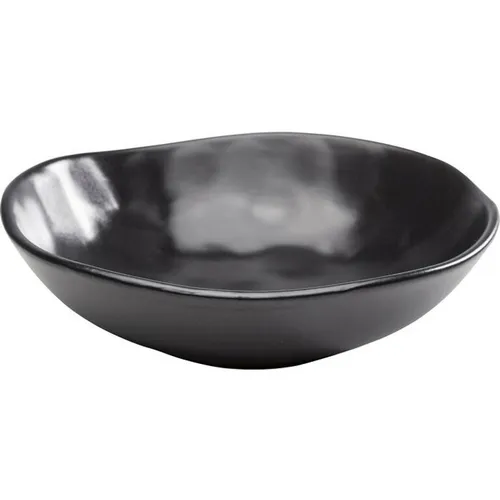 Teller Schale tief Organic black 22 cm schwarz spülmaschinenfest Kare 38059