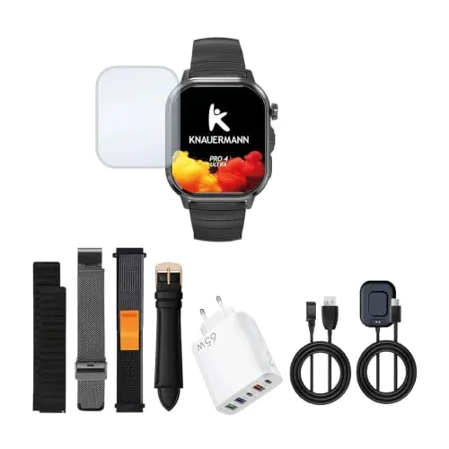 Knauermann PRO 4 Ultra Smartwatch mit GPS und SOS-Funktion