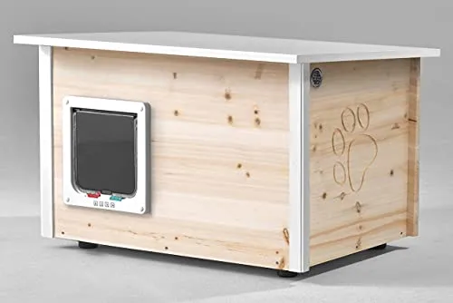 Wetterfestes Katzenhaus mit Wärmedämmung