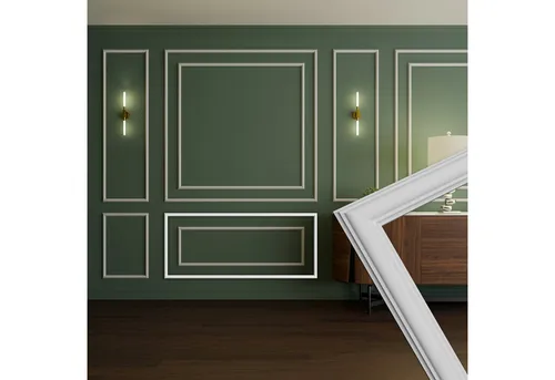 HEXIM Stuckleisten Wandrahmen Set RM01-D 140x60cm von HEXIM