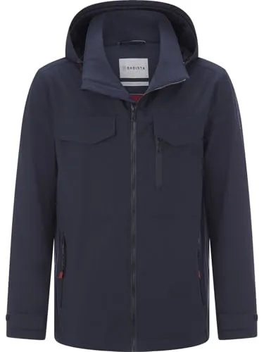 BABISTA Herren Funktionsjacke Ridelari dunkelblau, 2XL (XXL) - Funktionsjacke für Herren, ideal für Outdoor-Aktivitäten mit hervorragender Wärmeisolierung und strapazierfähigem Material. Die Jacke bietet Schutz vor Wind und Wetter und eignet sich auch als elegante Business-Jacke.