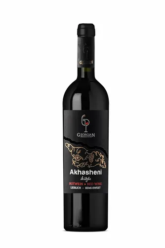 Akhasheni Rot Georgian Production Rotwein lieblich Wein aus Georgien