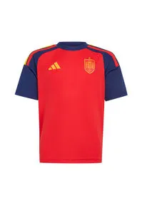 ADIDAS Kinder Trikot Spanien 26 Fan Kids Heimtrikot - Stylisches adidas Spanien 26 Kids Heimtrikot, inspiriert von der spanischen Flagge. Mit 3-Streifen Logo und bequemem Rundhalsausschnitt – ideal für kleine Fußballfans beim Spielen und Trainieren.