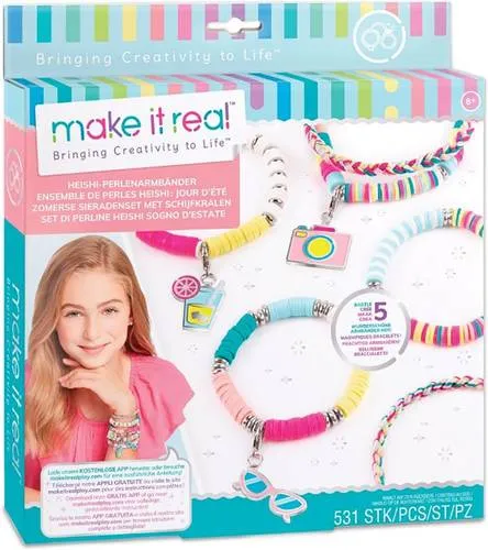 Make it real Heishi-Perlenarmbänder von VEDES