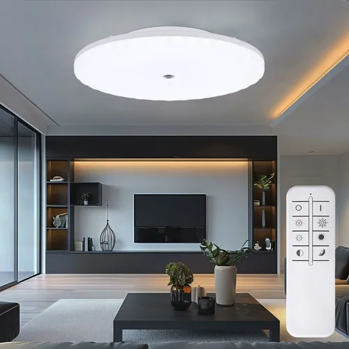 LED Deckenleuchte mit Fernbedienung