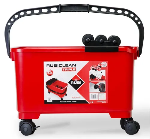 RUBICLEAN TRIPLE SUPERPRO Washeimer-SET in rot von Rubi