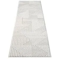 payé Teppich Ello 0632 Boho Flachflor 80x150 cm Grau