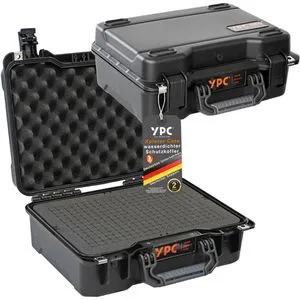 YPC CS00001BKCB - Xplorer Case M, wasserdichter Outdoor Koffer für Kameras - Kamerataschen - Der YPC Xplorer Case M bietet maximalen Schutz für deine Kameraausrüstung mit individuell anpassbarem Würfelschaum und ist wasserdicht sowie stoßfest für alle Abenteuer.