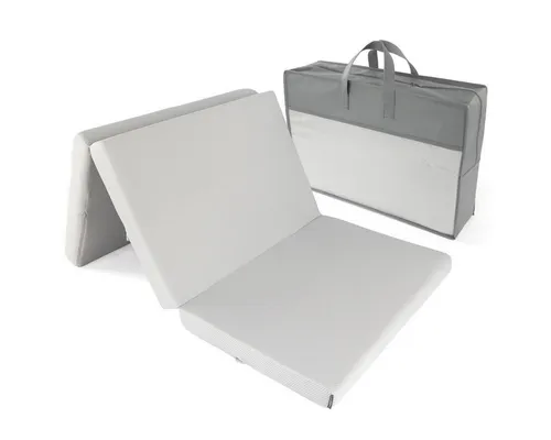 LaLoona Reisebett-Matratze Grau, 60x120 cm, 5 cm hoch - Kompakte Reisebettmatratze für erholsamen Schlaf unterwegs. Mit hochwertigem Kaltschaumkern bietet sie optimalen Liegekomfort und lässt sich leicht transportieren. Perfekt für Reisen und Besuche bei den Großeltern.