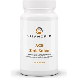 Produktbild Vitaworld ACE Zink + Selen | 120 Kapseln | mit Vitamin A, C & E | vegan