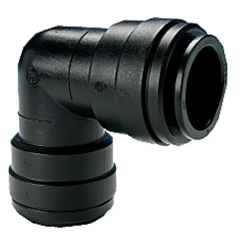 AIRCRAFT 2150318 Winkel-Steckverbinder 90° (POM) 5er PACK - Sonstige, einfache und schnelle Installation ohne Werkzeug, ideal für Druckluft und Flüssigkeiten mit sehr guten Durchflusseigenschaften.