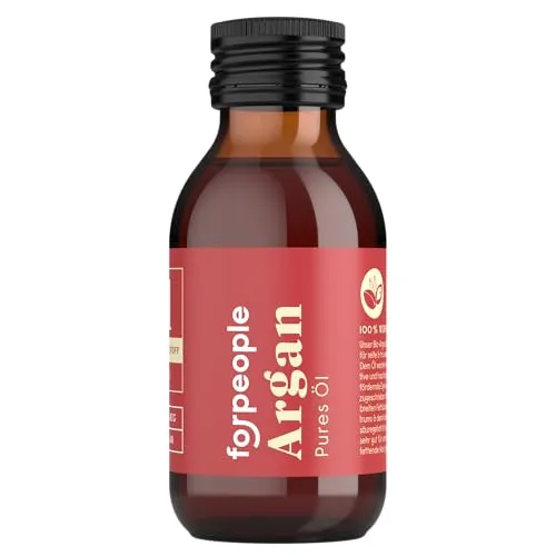 forpeople BIO Arganöl aus Marokko 100ml · 100% marrokanisches pures Öl für Gesicht, Körper und Haare · Kaltgepresst, Vegan, Parfumfrei · Höchste Qualität
