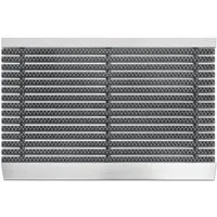 casa pura Hochleistungsmatte | Profi Brush | Bürsten: Grau | 40 x 60 cm - Premium Fußabtreter aus Aluminium mit effektiven Nylon-Borsten, entfernt zuverlässig Schmutz und sorgt für saubere Räume. Erhältlich in 8 Farben für ein elegantes und individuelles Design.