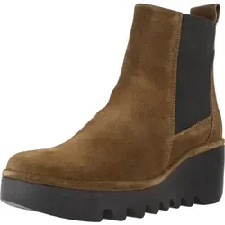 FLY London Stiefelette aus Leder/Textil - Wanderschuhe mit hochwertigem Leder, ideal für den Herbst-Winterlook. Der Stretcheinsatz am Schaft garantiert eine perfekte Passform und vielseitige Kombinationsmöglichkeiten.