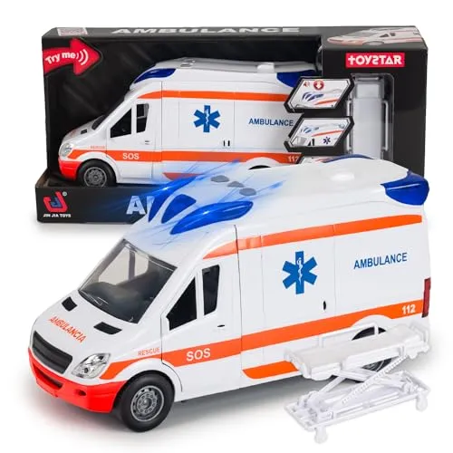CELMAN Spielzeugauto Medical Responder Rettungswagen mit Licht & Sound
