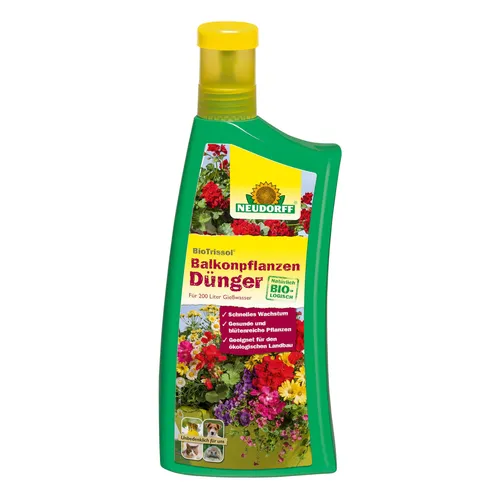 NEUDORFF BioTrissol BalkonpflanzenDünger 1 Liter Dünger Geranien Kübelpflanzen