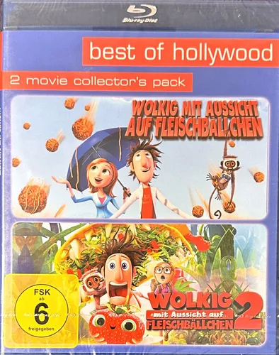Wolkig mit Aussicht auf Fleischbällchen- Teil 1 & 2 - BluRay Neu OVP