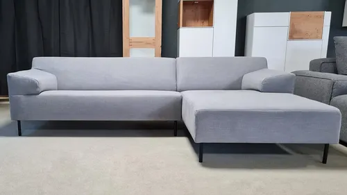 Produktbild freistil ROLF BENZ Ecksofa 180 rechts, Stoff grau 260 cm