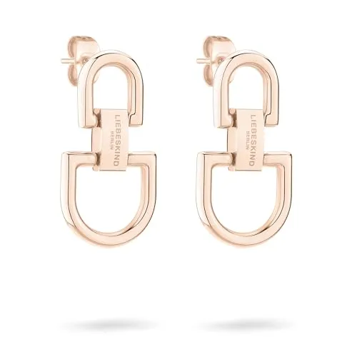 Liebeskind Berlin Ohrstecker LJ-1523-E-25 IP roségold - Ohrringe für Damen aus Edelstahl in elegantem roségold, perfekt kombinierbar und ideales Geschenk für jeden Anlass.