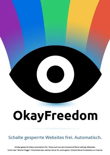 Produktbild OkayFreedom VPN Premium / 1 PC / 1 Jahr / KEY (ESD)
