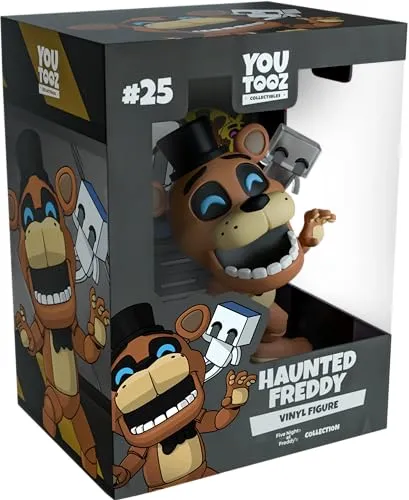 Youtooz Five Night's at Freddy Vinyl Figurine Haunted Freddy 10 cm - Chibi Figur in 10 cm, detailgetreu und perfekt für Sammler und Fans von Five Night's at Freddy.