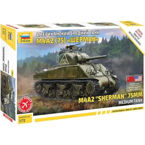 Zvezda 1/72 M4 A2 (75mm) Sherman
