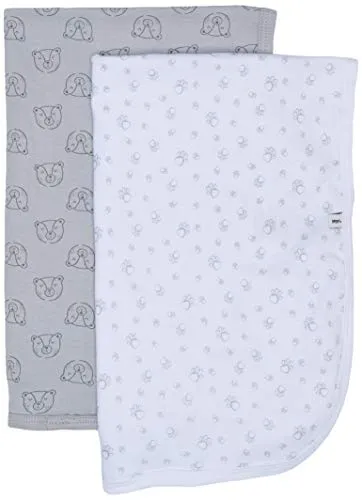 Pippi Unisex Baby Pippi 2er Pack Baby Unisex Decke für Wickeln, Spielen und Schutz Geeignet Badebekleidungsset, Mehrfarbig (Harbor Mist 190), Einheitsgröße EU