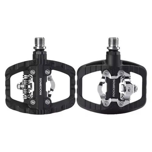Rockbros 2-in-1 Klickpedale Plattform/SPD 370010001 Schwarz