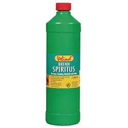 Brennspiritus Velind 1 L - Hochwertiger Bioalkohol - Abbeizer für vielseitige Anwendungen: Ideal als Lösemittel, Reinigungsmittel und Brandbeschleuniger. Hergestellt aus hochwertigem Bioalkohol für Haushalt, Camping und Hobby.