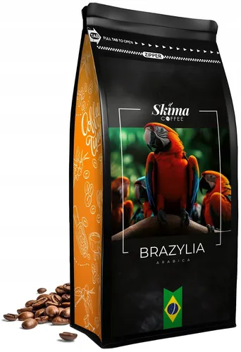 Kaffeebohnen 500 g Brasilien 100 % Arabica Frisch geröstet für...