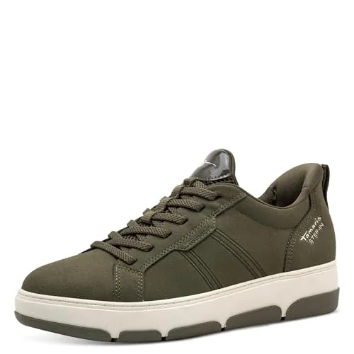 Tamaris Damen Schnürer Vegan grün 40 in grün von Tamaris