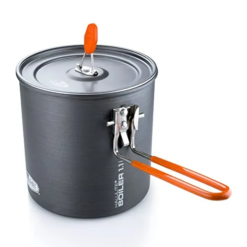 GSI Outdoors, Halulite Boiler, der perfekte verpackbare Topf, Superior Backcountry Cookware seit 1985, 1,1 Liter