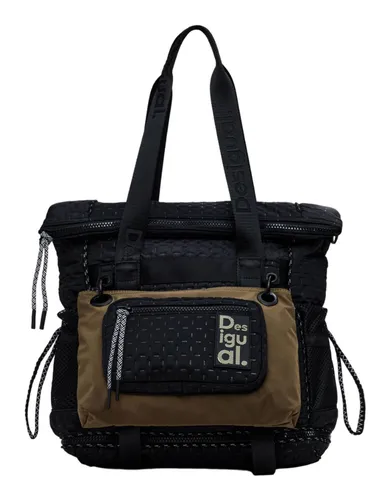 Desigual Women's Accessories Nylon Backpack Big in schwarz von Desigual