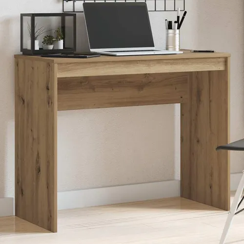 vidaXL Schreibtisch Artisan-Eiche 90x40 cm - Kinderschreibtisch aus hochwertigem Holzwerkstoff, ideal für kleine Räume, bietet Stabilität und einfache Reinigung für einen aufgeräumten Arbeitsplatz.