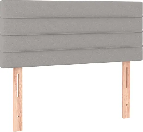 vidaXL Kopfteil Hellgrau 80x5x78/88 cm von vidaXL