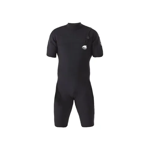 F2 Neopren Anzug Pro Surf Men Shorty M 3/2mm Schwarz 2024/2025 - Wassersportkleidung für Herren, bietet maximale Flexibilität und Wärme durch thermische Innenbeschichtung, ideal für Surfer.