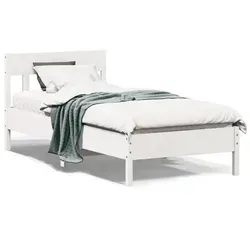 vidaXL Massivholzbett 135x190cm von vidaXL