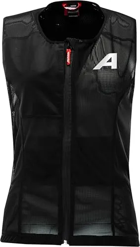 Alpina Proshield Women Vest black (30) M - Atmungsaktive Damen Ski Protektor Weste, flexibler Rückenprotektor für optimalen Schutz und hohen Tragekomfort