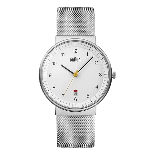 Braun Mens 3-Hand Analogue Quartz Watch BN0032WHSLMHG