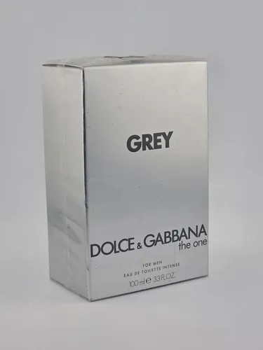 Dolce & Gabbana The One Grey For Men Edt Spray Intense - Herrenduft 100 ml - Holzig-aromatischer Duft mit Kardamom, Grapefruit und Tabak. Perfekt für den modernen, eleganten Mann, der seinen persönlichen Stil unterstreichen möchte.