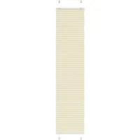 vidaXL Plissee Creme 45x200 cm Stoffbreite 44,4 cm Polyester 4015302