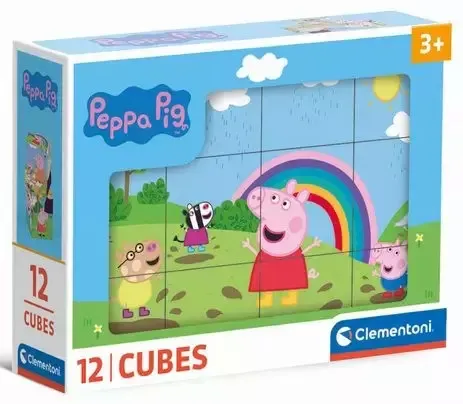 Clementoni Peppa Pig 12 Würfel Puzzle von Clementoni