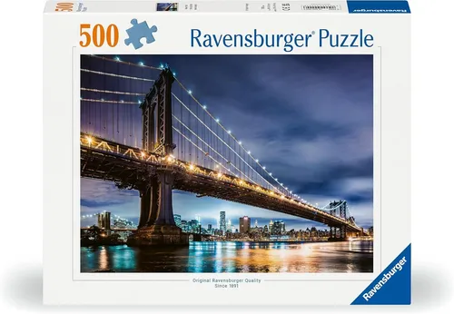 Ravensburger 12000224 New York die Stadt die niemals schläft 500 Teile Puzzle