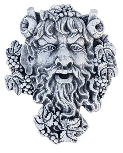 stoneandstyle Wandkonsole Wandrelief Waldgeist frostfest wetterfest Steinguss Gartenfigur