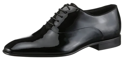 BOSS Men Evening_Oxfr_pa_N Dress Shoes Black 40 EU - Herren-Schnürhalbschuhe, stilvolle schwarze Eleganz mit komfortablem Innenfutter für besondere Anlässe.