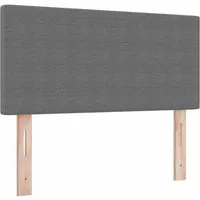 vidaXL Kopfteil Einfarbig Hellgrau 80 cm Cordstoff - Kopfenden für stilvolle Schlafzimmergestaltung, gepolstert mit bequemem Cordstoff und ideal für eine entspannende Atmosphäre. Langlebige Konstruktion aus Naturholz.